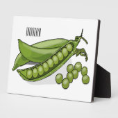 Plaque Photo Illustration de dessin de pois (Côté)