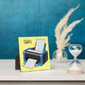 Plaque Photo Illustration de dessin d'imprimante (Insitu)