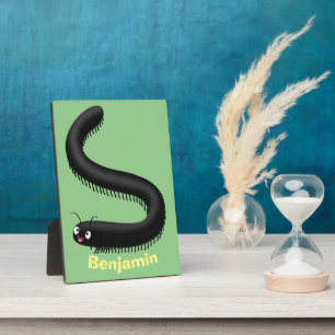 Plaque Photo Illustration de dessin mignon millipede