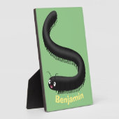 Plaque Photo Illustration de dessin mignon millipede (Côté)