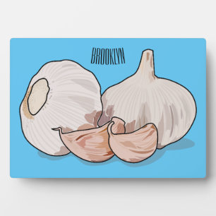 Plaque Photo Illustration de dessin sur l'ail