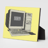 Plaque Photo Illustration de dessin sur ordinateur (Côté)