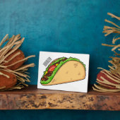 Plaque Photo Illustration de dessin sur Taco (Côté)