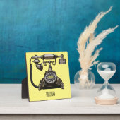 Plaque Photo Illustration de dessin téléphonique (Insitu)