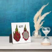 Plaque Photo Illustration de dragon fruit (Insitu)