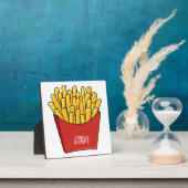 Plaque Photo Illustration de frites (Insitu)