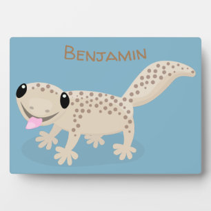 Plaque Photo Illustration de gecko tan tan mignon