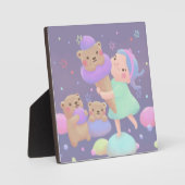 Plaque Photo Illustration de glace Sweet Bear (Recto)