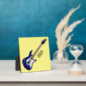 Plaque Photo Illustration de guitare électrique (Insitu)