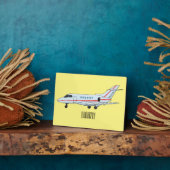 Plaque Photo Illustration de jet privé (Côté)