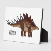 Plaque Photo Illustration de Kentrosaurus (Côté)