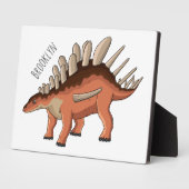Plaque Photo Illustration de Kentrosaurus (Côté)