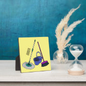 Plaque Photo Illustration de la bande dessinée Broom & mop (Insitu)