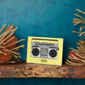 Plaque Photo Illustration de la bande dessinée radio (Côté)