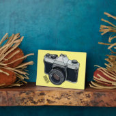 Plaque Photo Illustration de la caméra (Côté)