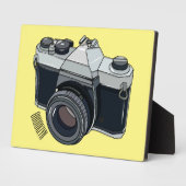 Plaque Photo Illustration de la caméra (Côté)