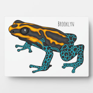 Plaque Photo Illustration de la grenouille à fléchettes de pois