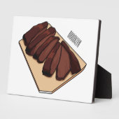 Plaque Photo Illustration de la poitrine de boeuf (Côté)