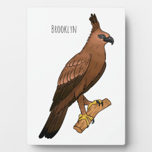Plaque Photo Illustration de l'aigle à faucon de Javan
