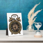 Plaque Photo Illustration de l'horloge d'alarme (Côté)