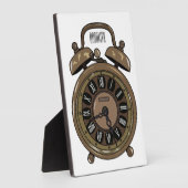 Plaque Photo Illustration de l'horloge d'alarme (Côté)