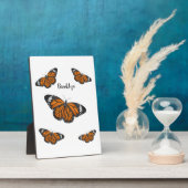 Plaque Photo Illustration de papillon monarque (Côté)