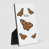 Plaque Photo Illustration de papillon monarque (Côté)