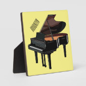 Plaque Photo Illustration de piano (Recto)