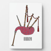 Plaque Photo Illustration de pipes (Devant)