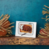 Plaque Photo Illustration de poitrine de dinde rôtie (Côté)