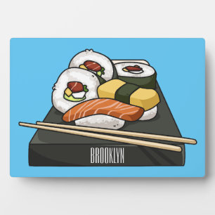 Plaque Photo Illustration de sushi