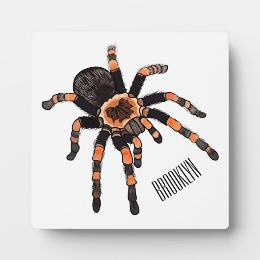 Plaque Photo Illustration de Tarantula (Devant)