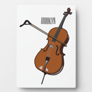 Plaque Photo Illustration de violoncelle
