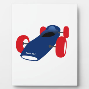 Plaque Photo Illustration de voiture de course imprimée sur des