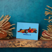 Plaque Photo Illustration de voitures de course à grande vitess (Côté)