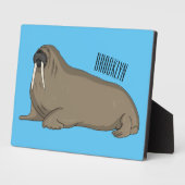 Plaque Photo Illustration de Walrus (Côté)