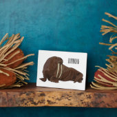 Plaque Photo Illustration de Walrus (Côté)