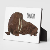 Plaque Photo Illustration de Walrus (Côté)