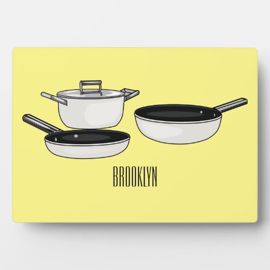 Plaque Photo Illustration des jeux de cuisine (Devant)