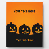 Plaque Photo Illustration d'Halloween (Devant)