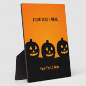 Plaque Photo Illustration d'Halloween (Côté)