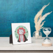 Plaque Photo Illustration d'Halloween : Vampire Cat (Insitu)