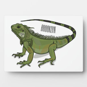 Plaque Photo Illustration d'Iguana