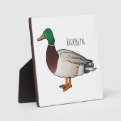 Plaque Photo Illustration du canard de Majard (Recto)