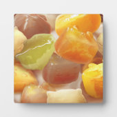 Plaque Photo Illustration du dessert de balle Taro (Devant)