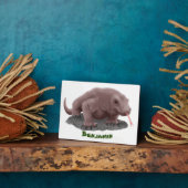 Plaque Photo Illustration du dragon de Komodo (Côté)