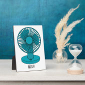 Plaque Photo Illustration du ventilateur (Côté)
