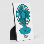 Plaque Photo Illustration du ventilateur (Côté)