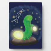 Plaque Photo Illustration du ver vert mou (Devant)