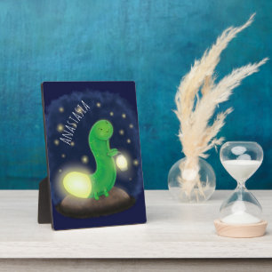 Plaque Photo Illustration du ver vert mou